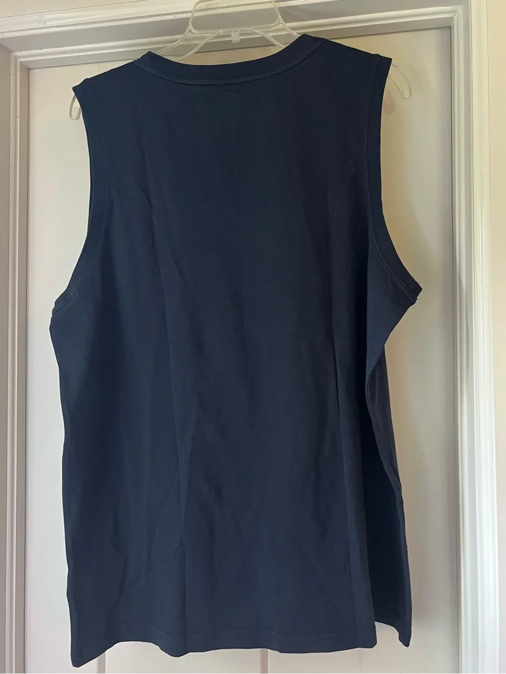NWT J.Crew Men's Navy Broken-In Cotton Classic Fit Tank Top